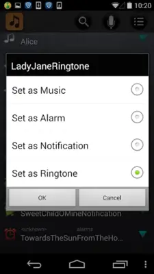 Ringtone Maker android App screenshot 1